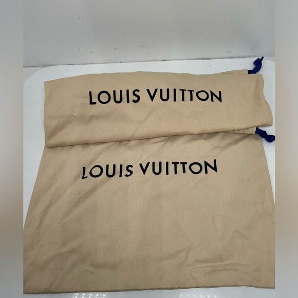 Louis Vuitton Trainer Sneaker Rivoli Boot High Top US 8.5 Mens Monogram Eclipse - Picture 10 of 11